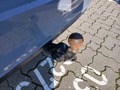 View of trailer tow-bar hitch