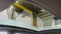 View of sunroof / panoramic roof