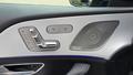 View of control buttons for electric seat adjustment