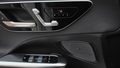 View of control buttons for electric seat adjustment