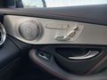View of control buttons for electric seat adjustment