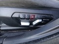 View of control buttons for electric seat adjustment