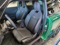 View of front seats