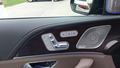 View of control buttons for electric seat adjustment