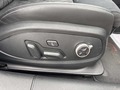 View of control buttons for electric seat adjustment