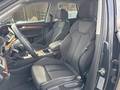 View of front seats