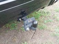 View of trailer tow-bar hitch