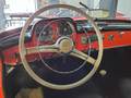 View of steering wheel